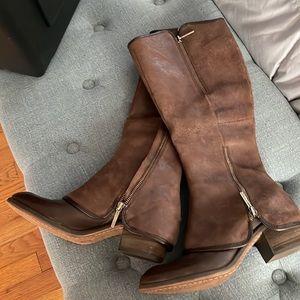 Donald J Pliner Brown Western Couture Collection brown boots